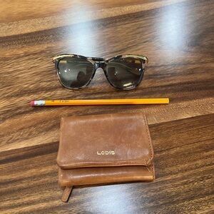 Lodis Tan Leather Wallet